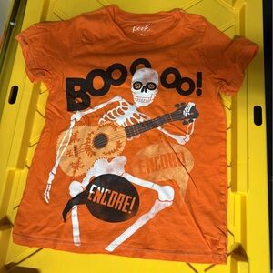 Peek Orange Halloween Tee size 8